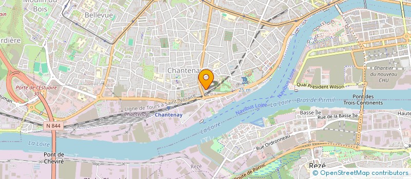 localisation de l'entreprise SCI AMICIE  NANTES