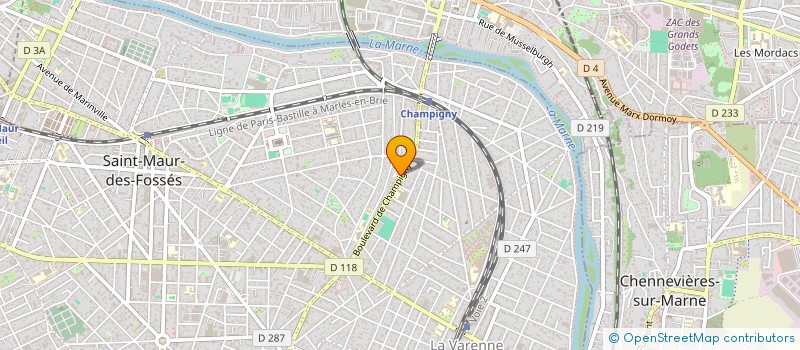 localisation de l'entreprise SCI AMIDA à SAINT-MAUR-DES-FOSSES