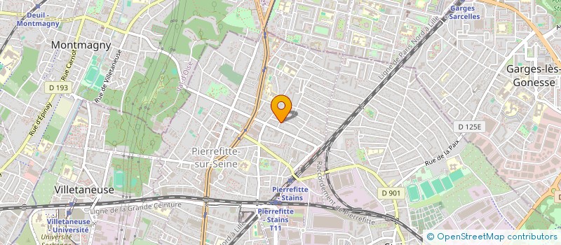localisation de l'entreprise SCI AMIEL 27 RUE SAINT FERDINAND à PIERREFITTE-SUR-SEINE