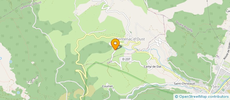 localisation de l'entreprise SCI AMIEL à SENTENAC-D'OUST