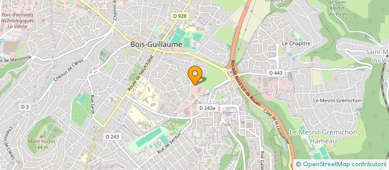 localisation de l'entreprise SCI AMIENS COMMERCE à BOIS-GUILLAUME