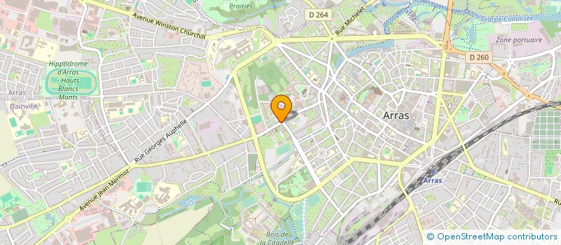 localisation de l'entreprise SCI AMIENS P S M à ARRAS