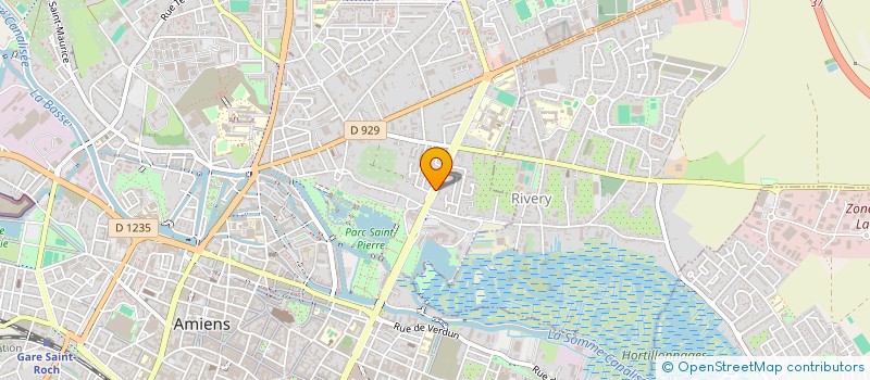 localisation de l'entreprise SCI AMIENS TVJ à AMIENS