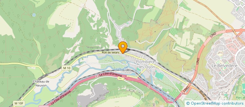 localisation de l'entreprise SCI AMIL  PLOMBIERES-LES-DIJON