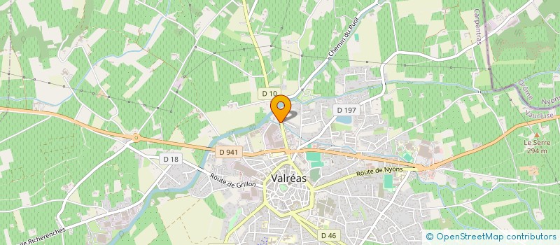 localisation de l'entreprise SCI AMILESI à VALREAS