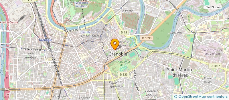 localisation de l'entreprise SCI AMILIA à GRENOBLE