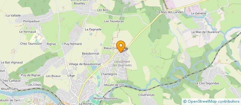 localisation de l'entreprise SCI AMILOGE à AIXE-SUR-VIENNE