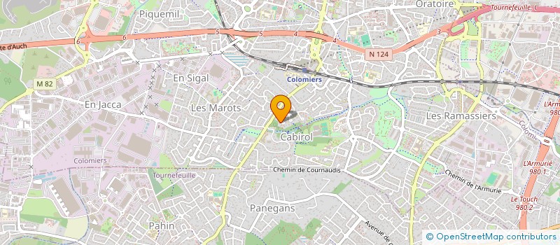 localisation de l'entreprise SCI AMIMO à COLOMIERS