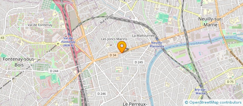 localisation de l'entreprise SCI AMIMOUR IMMO  LE PERREUX-SUR-MARNE