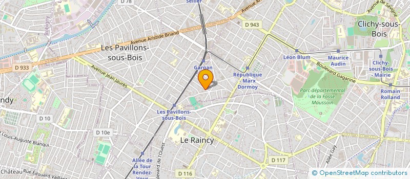 localisation de l'entreprise SCI AMIMY à LIVRY-GARGAN