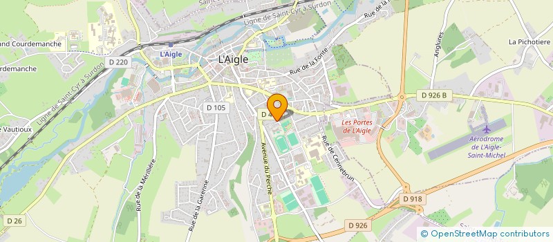 localisation de l'entreprise SCI AMIN à L'AIGLE