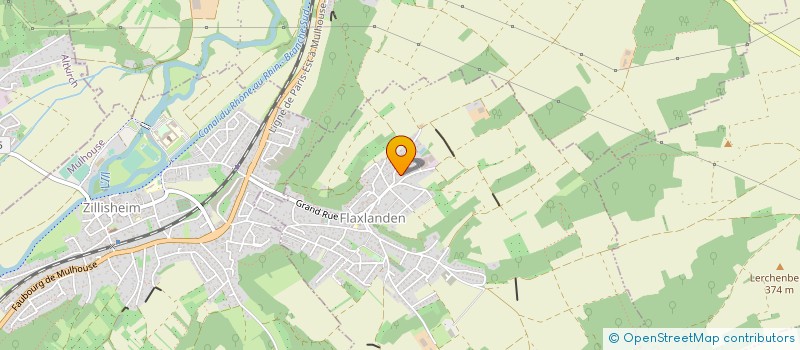 localisation de l'entreprise SCI AMINA  FLAXLANDEN