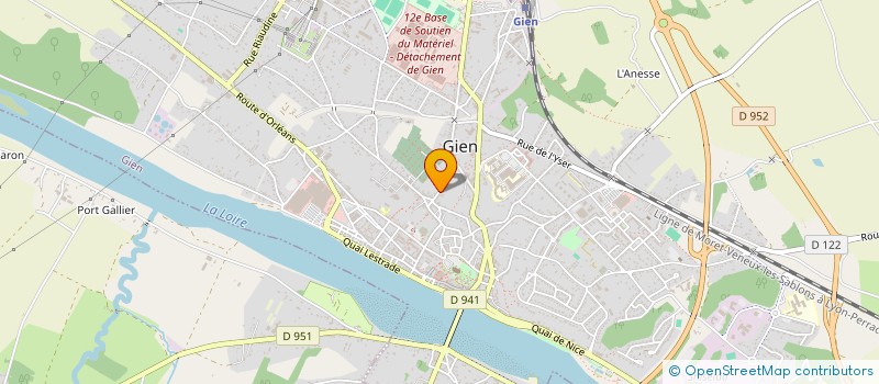 localisation de l'entreprise SCI AMINE  GIEN