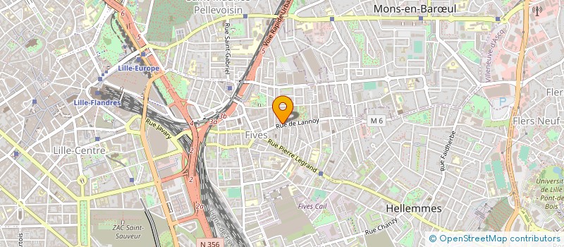 localisation de l'entreprise SCI AMINE à LILLE
