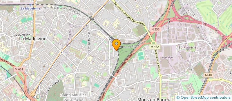 localisation de l'entreprise SCI AMINEREDA à MARCQ-EN-BARŒUL