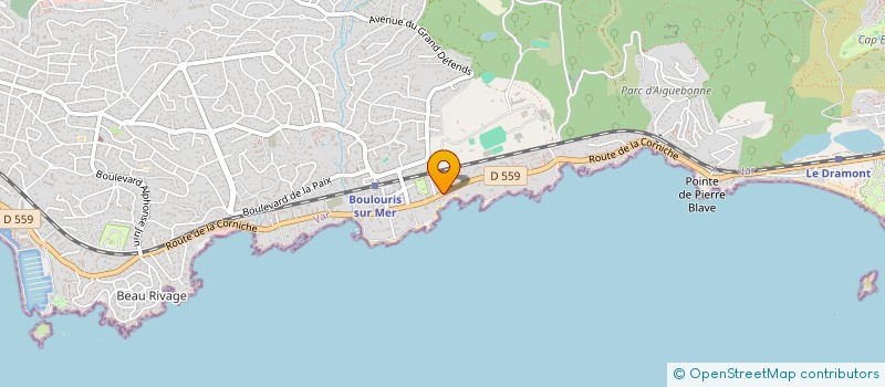 localisation de l'entreprise SCI AMINVEST  SAINT-RAPHAEL