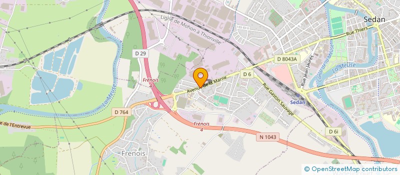 localisation de l'entreprise SCI AMIOT-THOMAS  SEDAN