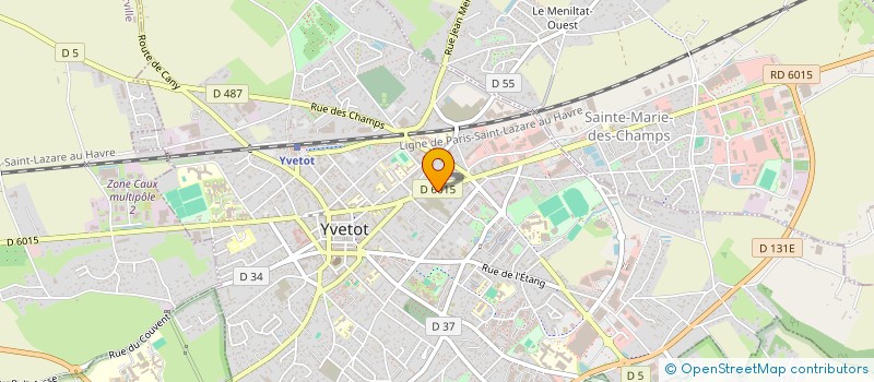 localisation de l'entreprise SCI AMIOT-TOUSSAINT  YVETOT