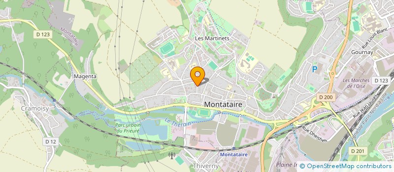 localisation de l'entreprise SCI AMIR  MONTATAIRE