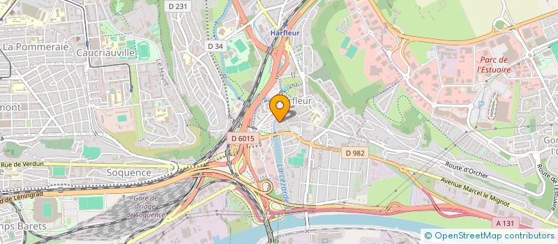 localisation de l'entreprise SCI AMIRAL  GAINNEVILLE