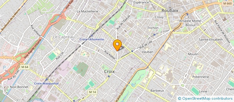 localisation de l'entreprise SCI AMIRAL COURBET à CROIX