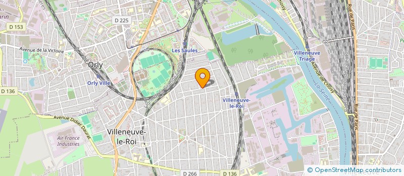 localisation de l'entreprise SCI AMIRAL HAMELIN  VILLENEUVE-LE-ROI