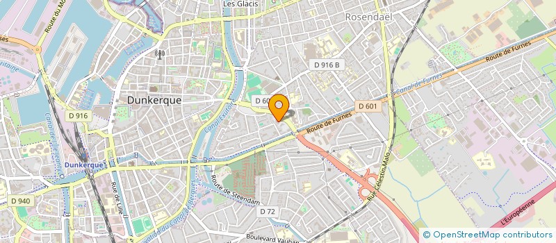 localisation de l'entreprise SCI AMIRAL HAUPIPH à DUNKERQUE