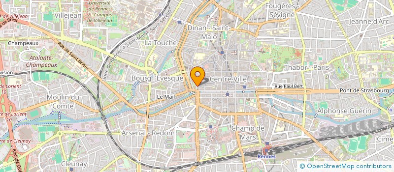 localisation de l'entreprise SCI AMIRAL MAGON  RENNES