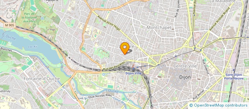 localisation de l'entreprise SCI AMIRAL MOGNETTI à DIJON