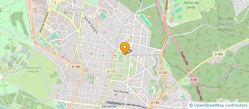 localisation de l'entreprise SCI AMIRAL SERRE à VERSAILLES