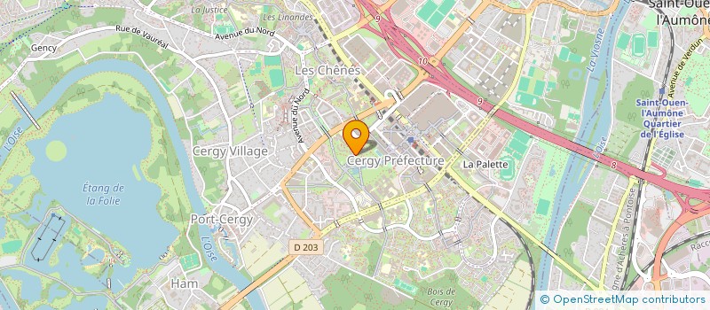 localisation de l'entreprise SCI AMIRINA  CERGY