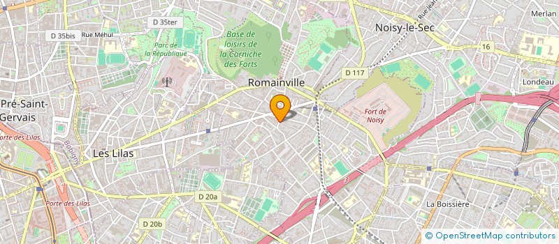 localisation de l'entreprise SCI AMIROL à ROMAINVILLE