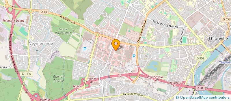 localisation de l'entreprise SCI AMIS à THIONVILLE