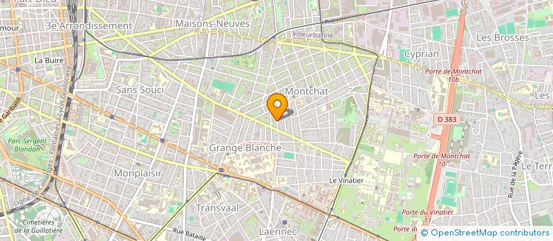 localisation de l'entreprise SCI AMIS  LYON