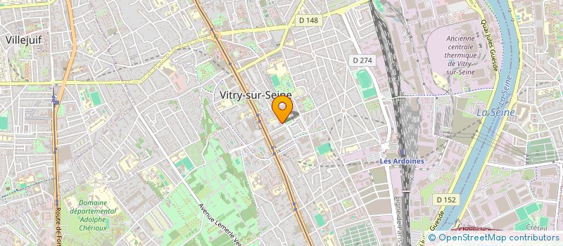 localisation de l'entreprise SCI AMIS  VITRY-SUR-SEINE