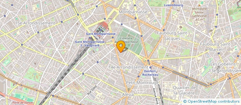 localisation de l'entreprise SCI AMIS DE DAGUERRE ET BAYARD  PARIS