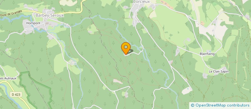 localisation de l'entreprise SCI AMIS DE LA NATURE EN ARRENTES DE CORCIEUX  ARRENTES-DE-CORCIEUX