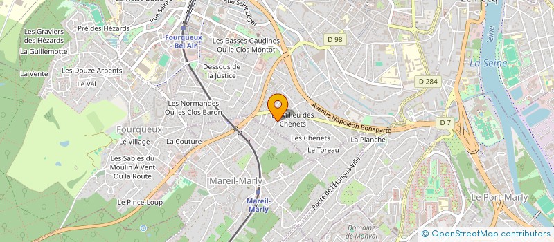 localisation de l'entreprise SCI AMISTA  SAINT-GERMAIN-EN-LAYE