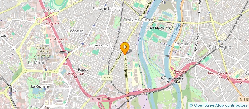 localisation de l'entreprise SCI AMISUD à TOULOUSE