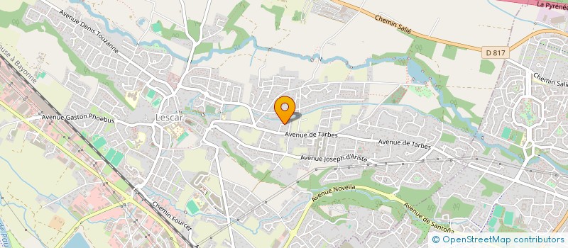 localisation de l'entreprise SCI AMITIE  LESCAR