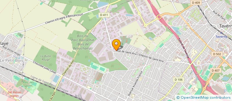 localisation de l'entreprise SCI AMIYN  TAVERNY