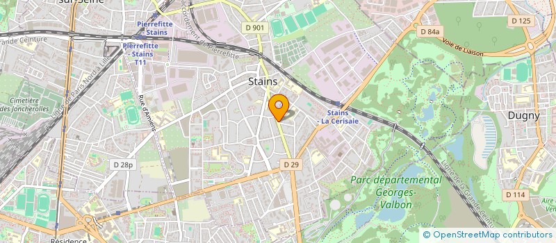 localisation de l'entreprise SCI AMIZ OUR  STAINS