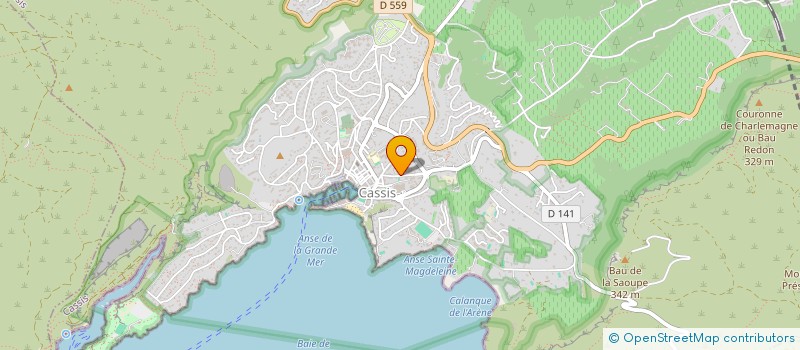 localisation de l'entreprise SCI AMJ  CASSIS