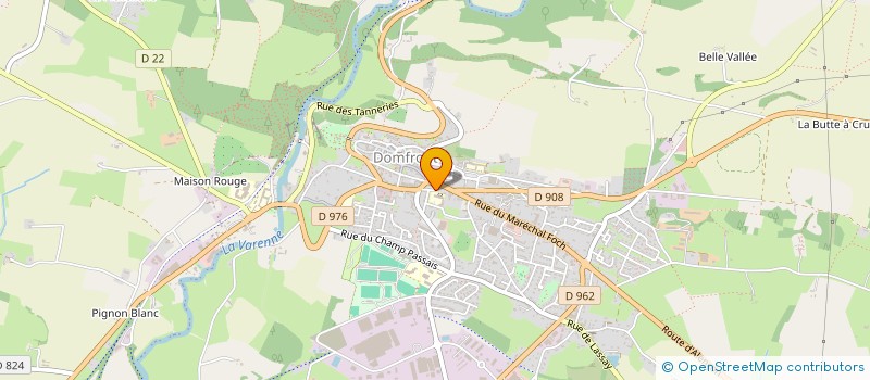 localisation de l'entreprise SCI AMJ à DOMFRONT-EN-POIRAIE