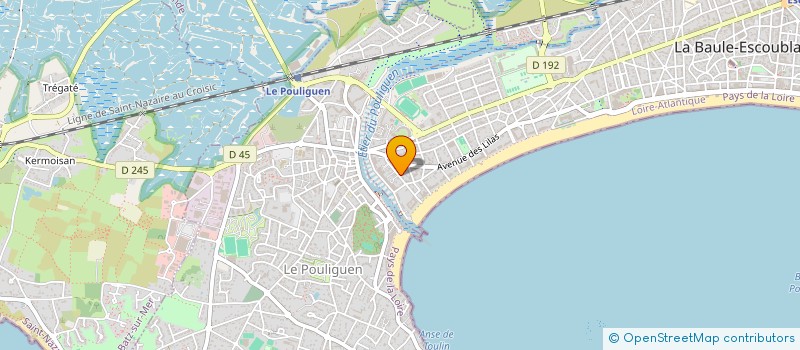 localisation de l'entreprise SCI AMJ  LA BAULE-ESCOUBLAC