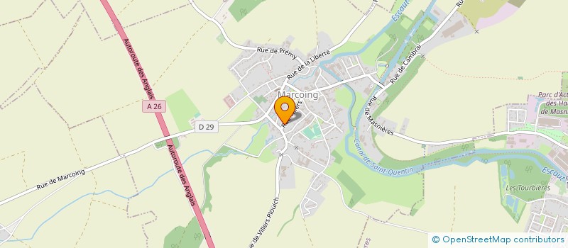 localisation de l'entreprise SCI AMJ  MARCOING