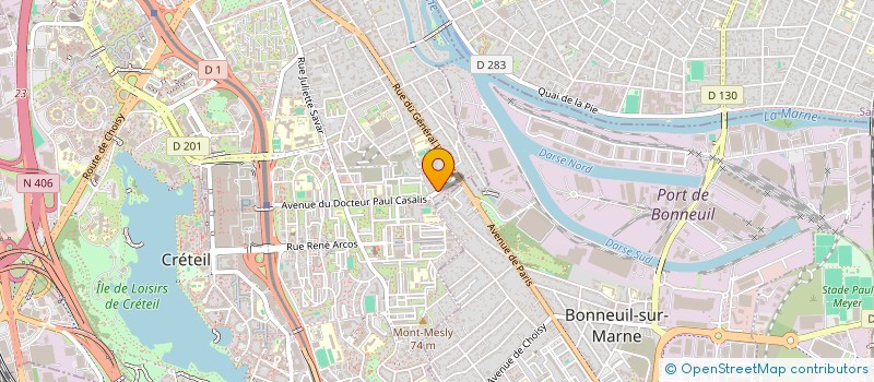 localisation de l'entreprise SCI AMJ à CRETEIL