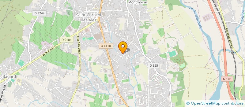 localisation de l'entreprise SCI AMJ à SAINT-CHRISTOL-LEZ-ALES