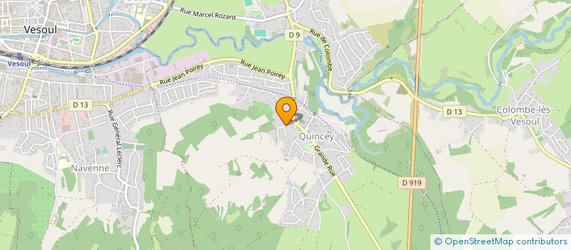 localisation de l'entreprise SCI AMJ IMMO  QUINCEY