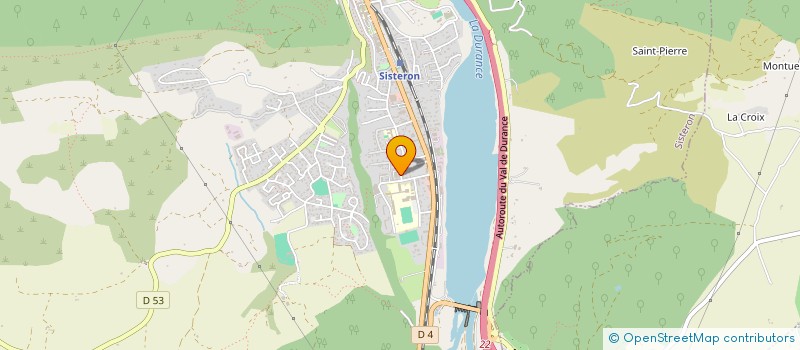 localisation de l'entreprise SCI AMJACRI  SISTERON